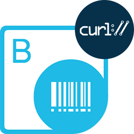 cURL commands to access API for Barcode generation and Recognition